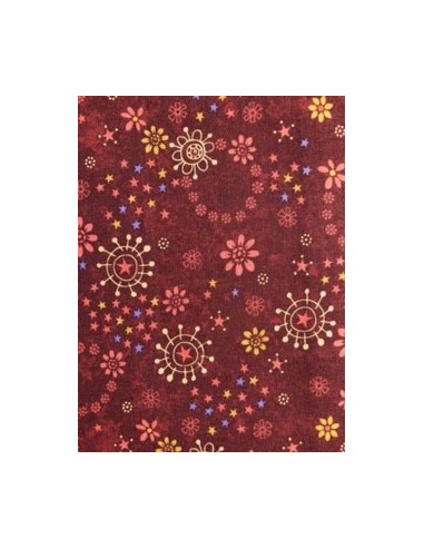 Tela patchwork roja círculos de la colección My Back Porch de One Sister Tela patchwork roja círculos de la colección My Back Porch de One Sister