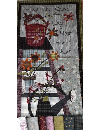 Kit quilt acolchado a mano My Back Porch de One Sister Kit quilt acolchado a mano My Back Porch de One Sister