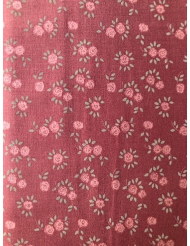 Tela patchwork rosa con flores Veronique Requena colección Country Chic Tela patchwork rosa con flores Veronique Requena colección Country Chic