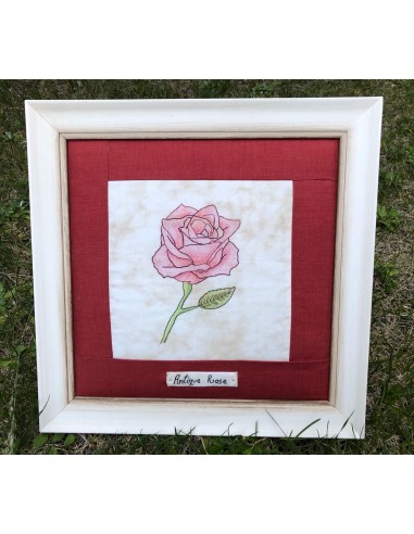 Kit bordado a mano con crayolas Antique Rose Kit bordado a mano con crayolas Antique Rose