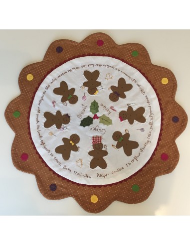 PATRÓN PDF-Patrón patchwork centro de mesa Candy Christmas PATRÓN PDF-Patrón patchwork centro de mesa Candy Christmas