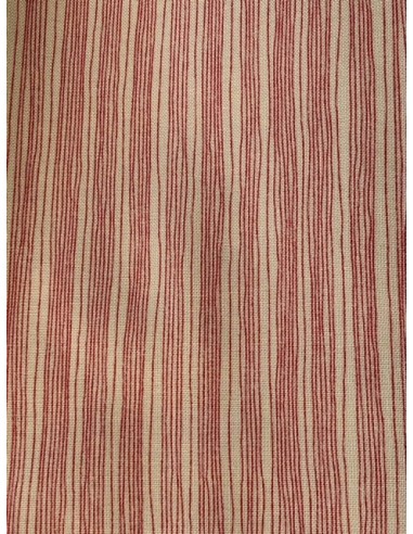 Tela patchwork Anni Downs beis rayas rojas Home for Christmas Tela patchwork Anni Downs beis rayas rojas Home for Christmas
