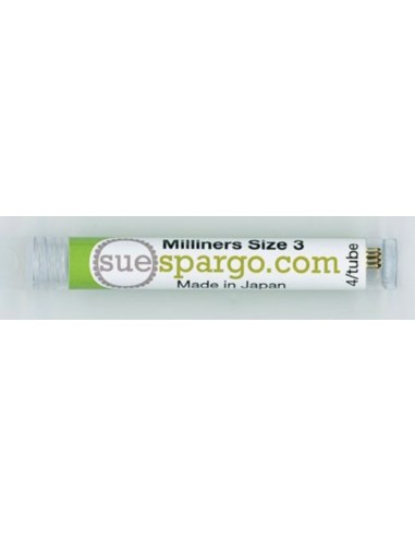 Agujas Milliners 3 de Sue Spargo Agujas Milliners 3 de Sue Spargo