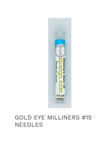 Agujas Gold eye milliners 15 Sue Spargo Agujas Gold eye milliners 15 Sue Spargo