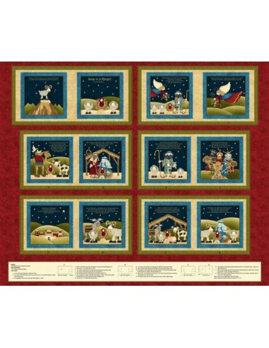 Panel libro navidad Away in a manger de Leanne Anderson of The Whole Country Caboodle Panel libro navidad Away in a manger de Leanne Anderson of The Whole Country Caboodle
