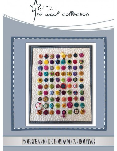 kit clases de bordado con muestrario de 25 bolitas de Sue Spargo kit clases de bordado con muestrario de 25 bolitas de Sue Spargo
