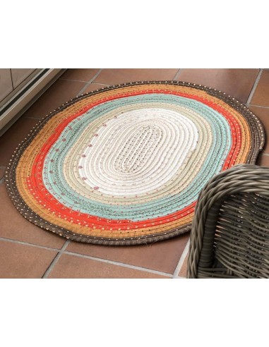 Kit alfombra Jelly roll rug: Jelly roll + guata 50 yardas + patrón Kit alfombra Jelly roll rug: Jelly roll + guata 50 yardas + patrón
