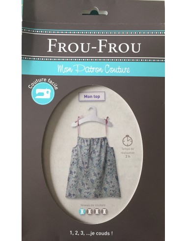 Patrón camisa tirantes Frou Frou de costura Patrón camisa tirantes Frou Frou de costura