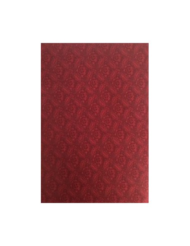 Tela patchwork color rojo vino, Colección básicos