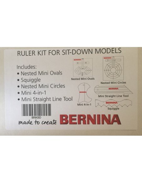 Kit reglas acolchado a máquina de Bernina