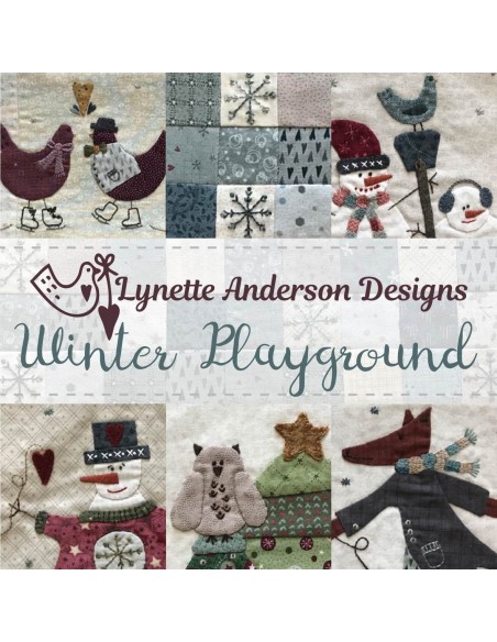Bloque 1 y 6 del BOM: Winter Playground de Lynette Anderson