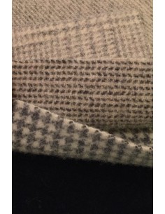 Maravilloso saco de dormir de lana y patchwork de 80x200 cm