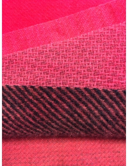 Wooly Charm tela lana aplicaciones rosa