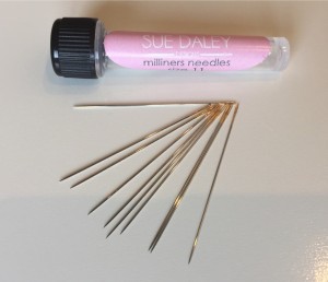 agujas Sue Daley aplicación 11 milliners needles