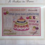 Les Bonheur des dames kit punto de cruz cumpleaños, cocina