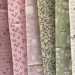 Nuevas telas de patchwork Tealicious de Anni Downs Hatched and Patched